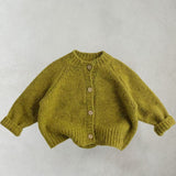 Knitted Olive Green Cardigan