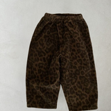 Leopard Corduroy Pants