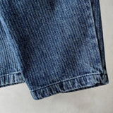 Ribbed Denim Pants