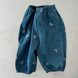 Ribbon Denim Pants